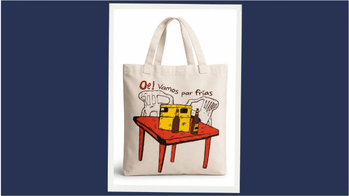 Tote bag Oe, vamos por frías
