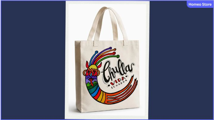 Fotografía de la tote bag Chulla vida